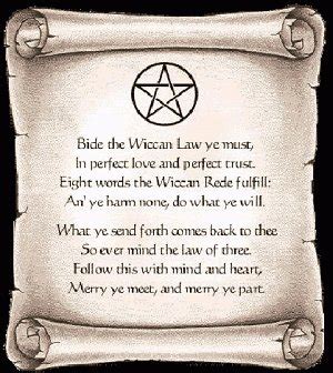 The Rule of Three and the Power of Words in Wiccan Incantations